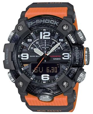 Casio G-Shock Mudmaster Carbon Core Quad Sensor GGB100-1A9 Watch - Orange