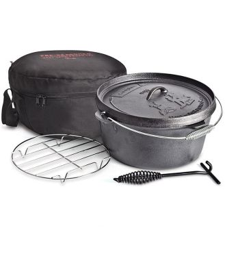 Campfire 9Q Cast Iron Camp Oven Pack (8.5 Litres)