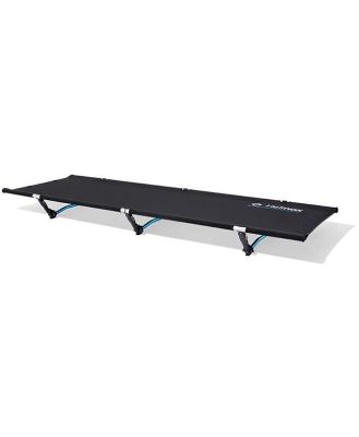 Helinox Cot One Convertible Camp Stretcher Bed Regular - Black with Blue Frame