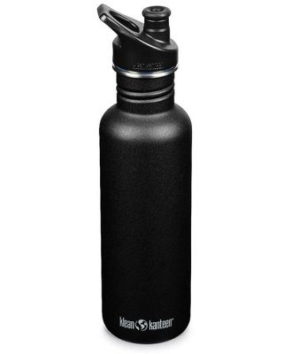 Klean Kanteen 27oz Classic Bottle Sport Cap - Black