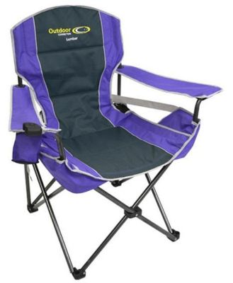 Outdoor Connection Lumbar Camping Chair - Purple