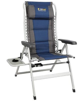 OZtrail Cascade 8 Position Deluxe Chair with Side Table