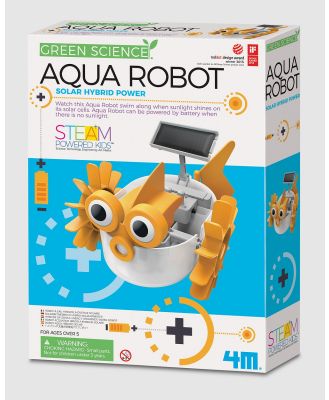 4M - 4M   Green Science   Aqua Robot - Educational & Science Toys (Yellow) 4M - Green Science - Aqua Robot