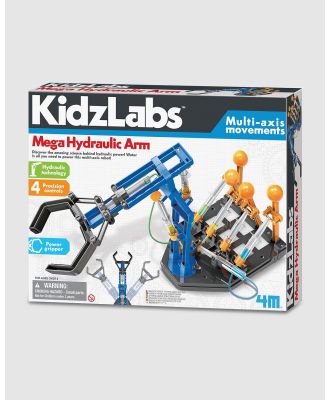 4M - 4M   Kidzlabs   Mega Hydraulic Arm - Educational & Science Toys (Multi Colour) 4M - Kidzlabs - Mega Hydraulic Arm
