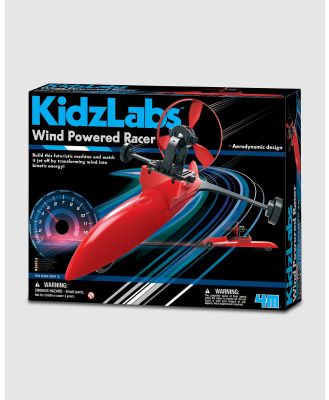 4M - 4M   Kidzlabs   Wind Powered Racer - Educational & Science Toys (Red) 4M - Kidzlabs - Wind Powered Racer