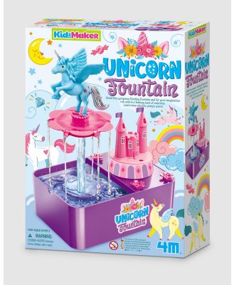 4M - 4M   KidzMaker   Unicorn Fountain - Educational & Science Toys (Pink) 4M - KidzMaker - Unicorn Fountain
