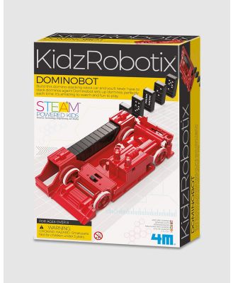 4M - 4M   KidzRobotix   Dominobot - Educational & Science Toys (Multicolour) 4M - KidzRobotix - Dominobot