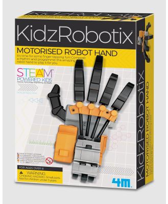 4M - 4M   KidzRobotix   Motorised Robot Hand - Educational & Science Toys (yellow) 4M - KidzRobotix - Motorised Robot Hand