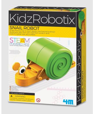 4M - 4M   KidzRobotix   Snail Robot - Educational & Science Toys (Multi Colour) 4M - KidzRobotix - Snail Robot
