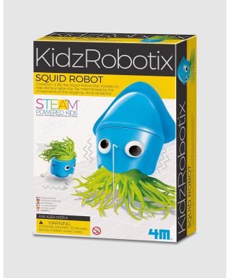 4M - 4M   KidzRobotix   Squidbot - Educational & Science Toys (Multicolour) 4M - KidzRobotix - Squidbot