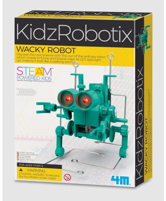 4M - 4M   KidzRobotix    Wacky Robot - Educational & Science Toys (Green) 4M - KidzRobotix  - Wacky Robot