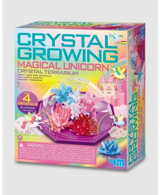 4M - 4M   Magical Unicorn Crystal Terrarium - Educational & Science Toys (Multi Colour) 4M - Magical Unicorn Crystal Terrarium
