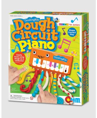 4M - 4M   ThinkingKits   Dough Circuit Piano - Educational & Science Toys (Multi Colour) 4M - ThinkingKits - Dough Circuit Piano