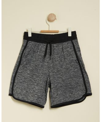 Abercrombie & Fitch - Airknit Essentials Shorts   Kids - Shorts (Grey) Airknit Essentials Shorts - Kids