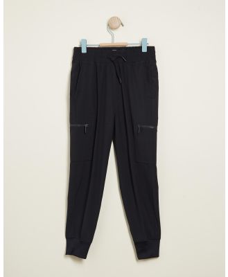 Abercrombie & Fitch - All Day Utility Joggers   Kids Teens - Sweatpants (Black) All Day Utility Joggers - Kids-Teens