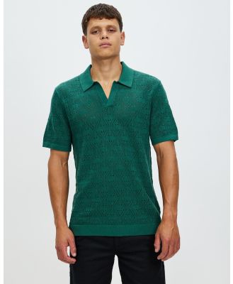 Abercrombie & Fitch - Breezy Stitch JC Swolo - Shirts & Polos (Posy Green) Breezy Stitch JC Swolo