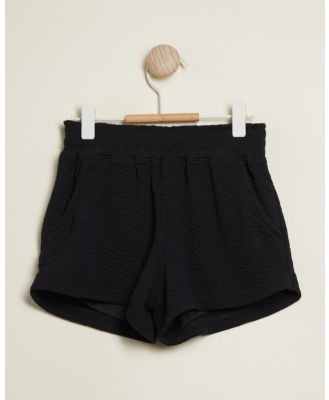 Abercrombie & Fitch - Soft Pull On Shorts   Kids Teens - Shorts (Anthracite) Soft Pull-On Shorts - Kids-Teens