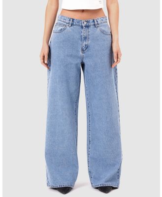 Abrand - 95 Super Baggy Gigi Jeans - Relaxed Jeans (Mid Blue) 95 Super Baggy Gigi Jeans