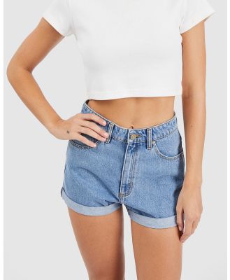 Abrand - High Relaxed Shorts - Denim (LA Blues) High Relaxed Shorts