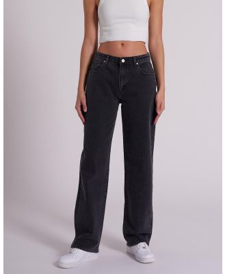 Abrand - Piper Baggy Jeans - Relaxed Jeans (Washed Black) Piper Baggy Jeans