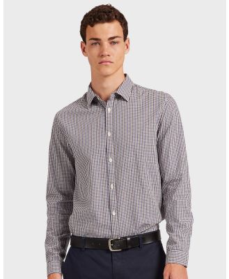 Academy Brand - Archie Deluxe Check Shirt - Shirts & Polos (Navy) Archie Deluxe Check Shirt