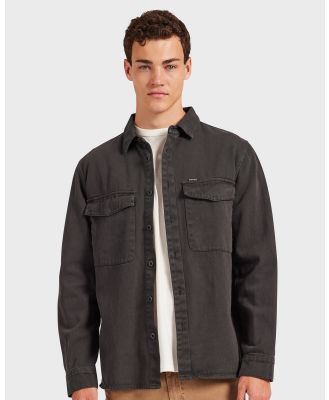Academy Brand - Essential Overshirt - Coats & Jackets (Black) Essential Overshirt