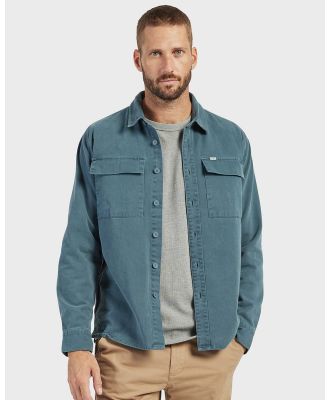Academy Brand - Essential Overshirt - Coats & Jackets (BLUE) Essential Overshirt