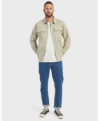 Academy Brand - Essential Overshirt - Coats & Jackets (GREEN) Essential Overshirt