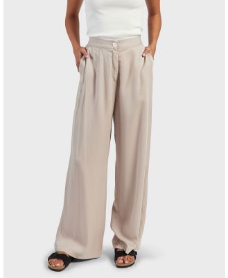 Academy Brand - Greta Relaxed Trouser - Pants (PINK) Greta Relaxed Trouser