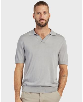 Academy Brand - Irvine Knit Polo - Casual shirts (DOVE GREY) Irvine Knit Polo