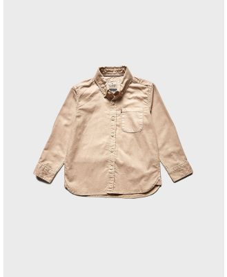 Academy Brand - Kids Vintage Oxford Shirt - Shirts & Polos (NEUTRALS) Kids Vintage Oxford Shirt