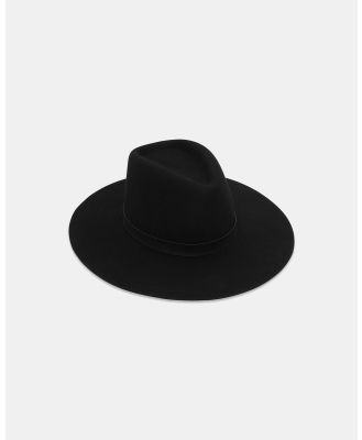 Ace Of Something - Nyx Wool Fedora - Hats (Black) Nyx Wool Fedora