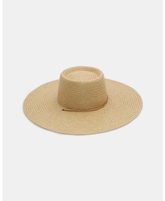 Ace Of Something - Pelosa Boater - Hats (Golden Sand) Pelosa Boater