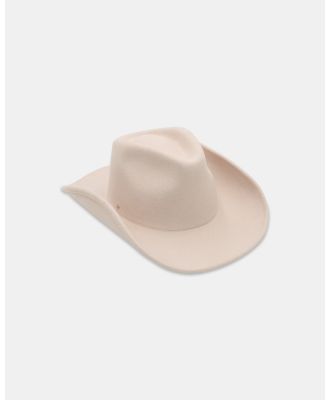 Ace Of Something - Stevie Wool Cowboy Hat - Hats (Oatmeal) Stevie Wool Cowboy Hat