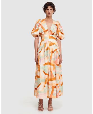 Acler - Princeton Midi Dress - Printed Dresses (Arthouse Geo) Princeton Midi Dress