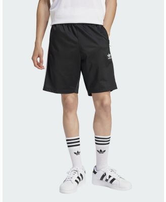 adidas Originals - Adicolor Firebird Shorts Mens - Shorts (Black / White) Adicolor Firebird Shorts Mens