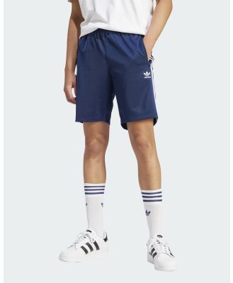 adidas Originals - Adicolor Firebird Shorts Mens - Shorts (Night Indigo / White) Adicolor Firebird Shorts Mens