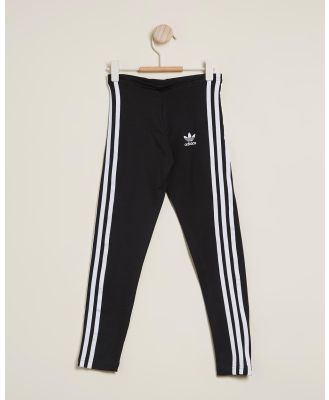 adidas Originals - Adicolor Leggings   Teens - Pants (Black & White) Adicolor Leggings - Teens