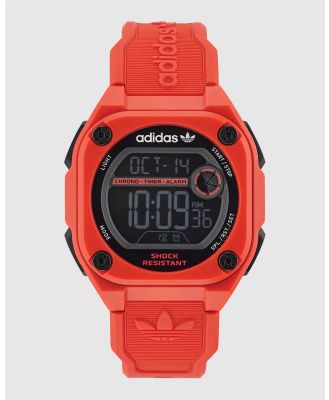 adidas Originals - City Tech Two Red Watch - Watches (Bronze) City Tech Two Red Watch