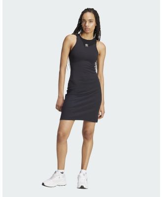adidas Originals - Essentials Rib Tank Dress Womens - Dresses (Black) Essentials Rib Tank Dress Womens