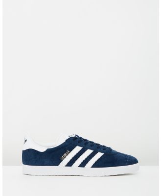 adidas Originals - Gazelle   Unisex - Sneakers (Collegiate Navy, White & Gold Metallic) Gazelle - Unisex