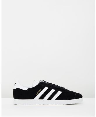 adidas Originals - Gazelle   Unisex - Sneakers (Core Black, White & Gold Metallic) Gazelle - Unisex