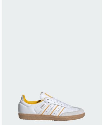 adidas Originals - Samba OG Shoes Kids - Casual Shoes (Cloud White / Crystal White / Crew Yellow) Samba OG Shoes Kids