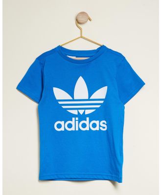 adidas Originals - Trefoil Tee   Kids Teens - T-Shirts & Singlets (Bluebird) Trefoil Tee - Kids-Teens