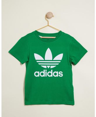 adidas Originals - Trefoil Tee   Kids Teens - T-Shirts & Singlets (Green) Trefoil Tee - Kids-Teens