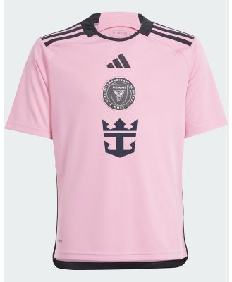 adidas Performance - Inter Miami CF 24 25 Home Football Jersey Kids - Tops (Easy Pink) Inter Miami CF 24-25 Home Football Jersey Kids