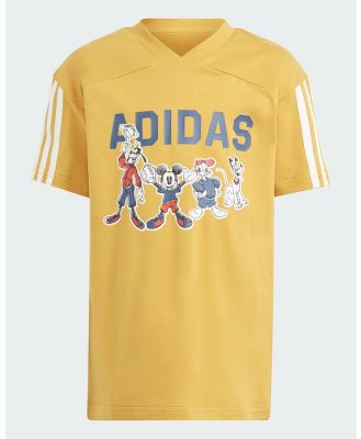 adidas Sportswear - adidas x Disney Mickey Mouse Tee Set Kids - Track Pants (Preloved Yellow / Off White) adidas x Disney Mickey Mouse Tee Set Kids