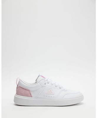 adidas Sportswear - Park ST   Women's - Lifestyle Sneakers (Ftwr White, Ftwr White & Clear Pink) Park ST - Women's
