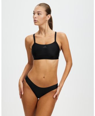 adidas Swim - Fitness 3 Stripes Bikini Set - Bikini Set (Black) Fitness 3-Stripes Bikini Set