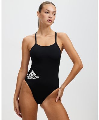 adidas Swim - Logo Swimsuit - One-Piece / Swimsuit (Black & White) Logo Swimsuit